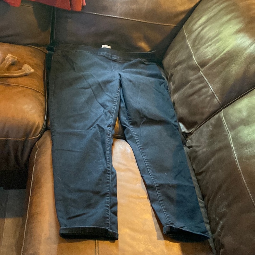 Croft and Barrow black jeans size 18W
